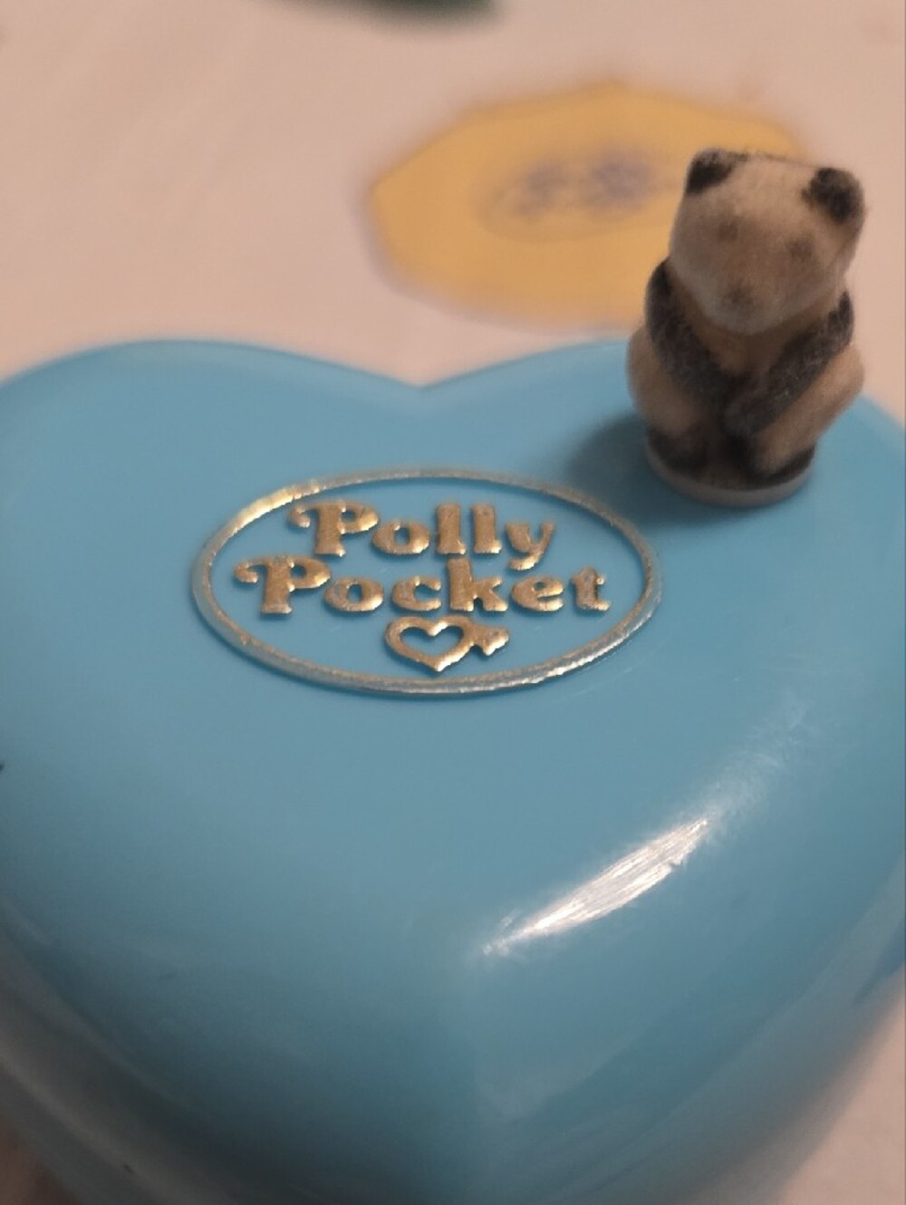 🐼 VTG 1993 Polly Pocket Pretty Pandas Pet Parade Compact & OG Panda Bluebird - Picture 3 of 11